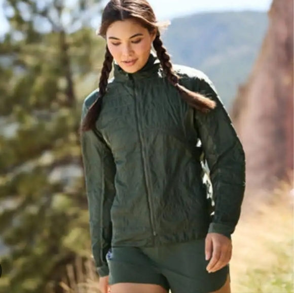 Hoka One One Jackets & Blazers - Hoka One One Dark Green Jacket